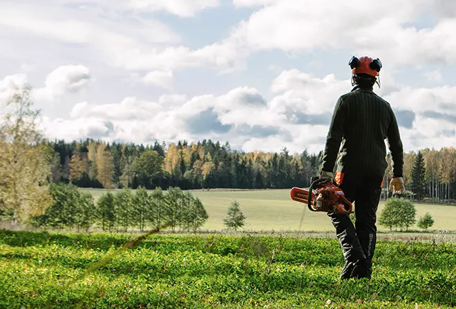 Výkonná síla pro&nbsp;podzimní přípravu! To jsou pily Husqvarna.